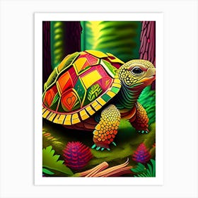 TexturedTurtle3 Art Print