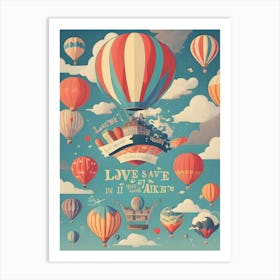 Love Saves The Day Art Print