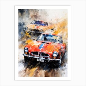 Car racing sport Art Print