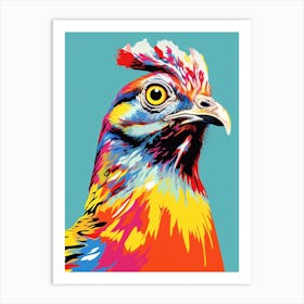 Andy Warhol Style Bird Grouse 1 Art Print