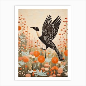 Loon 1 Detailed Bird Painting Art Print