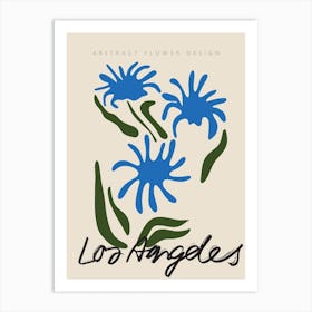 Los Angeles Matisse Flower Art Print