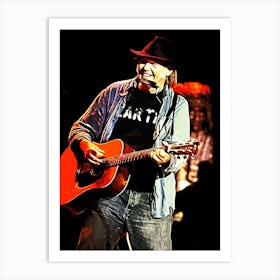 Neil Young 4 Art Print