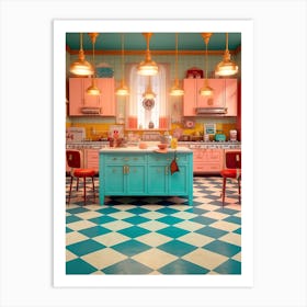 Barbie Retro Home Interior Kitsch 8 Art Print