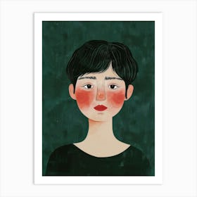 Portrait Of A Girl 11 Art Print