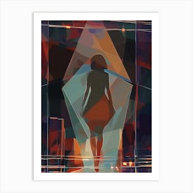 Stylish, woman, "Setting Yourself Free" Art Print