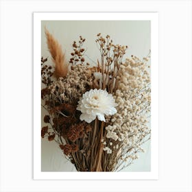 Dried Flowers Bouquet 2 Art Print