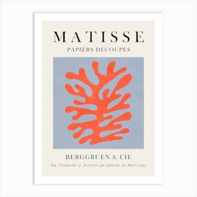 Matisse organic floral 8 Art Print