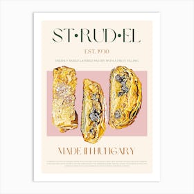 Strudel Mid Century Art Print