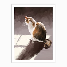 Calico Cat Art Print