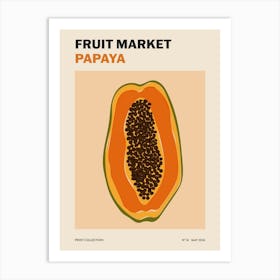 Fruit Market No. 14 Papaya Art Print