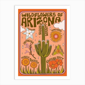 Arizona Wildflowers Art Print