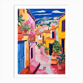 Cartagena Spain 4 Fauvist Painting Art Print