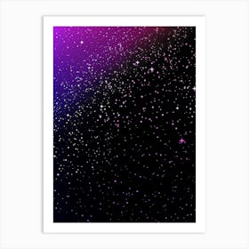 Space Background Art Print