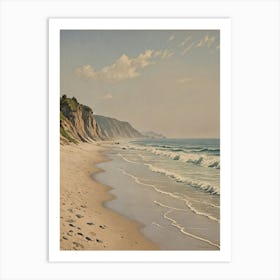 Serene Beach Art Print