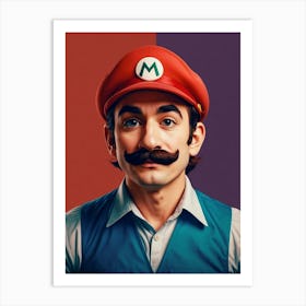 Mario Bros 6 Art Print