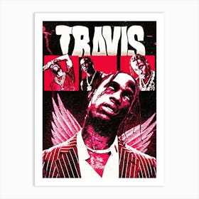 Travis Scott 3 Art Print