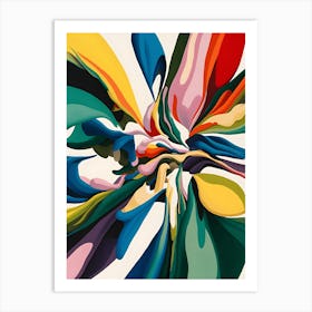 Abstract Flower 15 Art Print