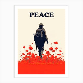 Peace, no war Art Print