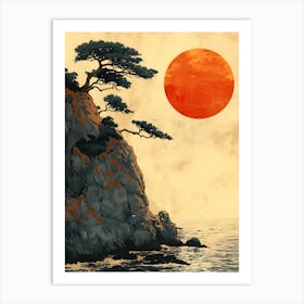 Asian Sunset Art Print