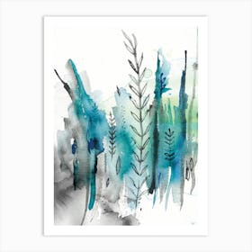 Nature In Blue Number Two Art Print