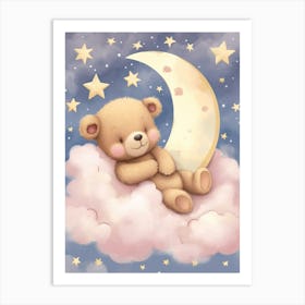 Sleeping Baby Bear Cub 3 Art Print