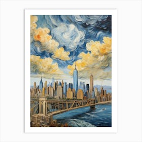 New York City Skyline 1 Art Print