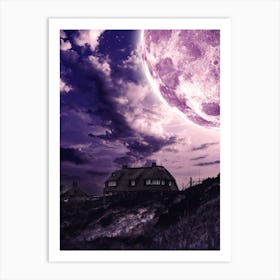 Home Mystic Full Moon Art Print