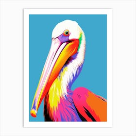 Andy Warhol Style Bird Pelican Art Print