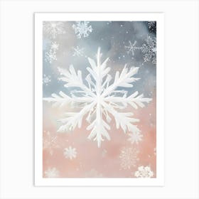 Snowflakes In The Sky Art Print