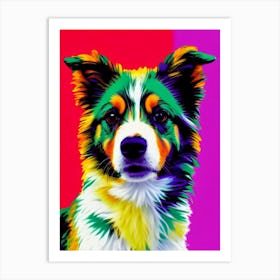 Shetland Sheepdog Andy Warhol Style Dog Art Print