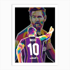 Goat Messi10 Art Print