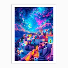 Santorini 2 Art Print