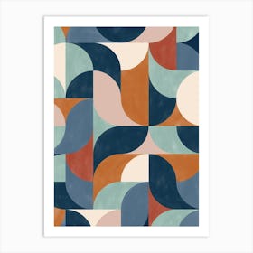 Abstract Geometric Pattern No.1 Art Print