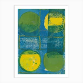 Green And Yellow 1 Art Print