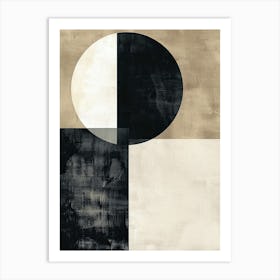 Balanced Geometry Minimalist Style Art Print