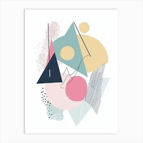 Abstract Geometric Painting 7 Art Print