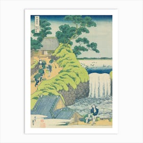 The Falls At Aoigaoka In The Eastern Capital, Katsushika Hokusai Art Print