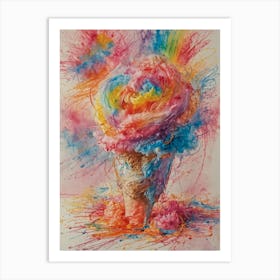 Ice Cream Cone 33 Art Print