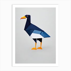 Albatross 2 Origami Bird Art Print