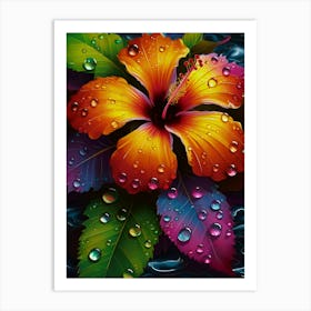 Hibiscus Flower 6 Art Print