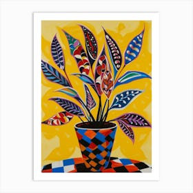 'Plant In A Pot' 1 Art Print