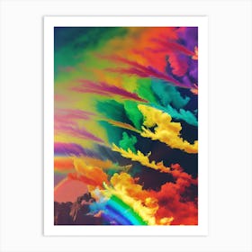 Rainbow In The Sky 12 Art Print