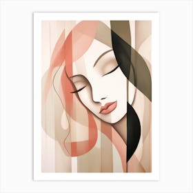 Abstract Of A Woman Art Print