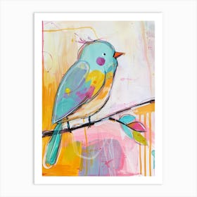 Bird On A Branch 46 Art Print