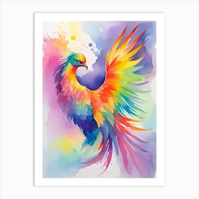 Colorful Phoenix 1 Art Print