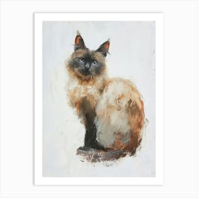 Laperm Cat Painting 1 Art Print