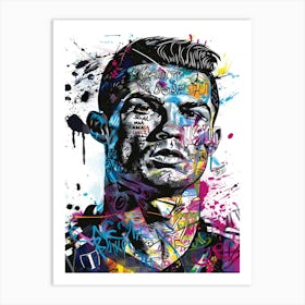 Cristiano Ronaldo 4 Art Print