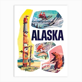Alaska, Tourist Attractions Art Print