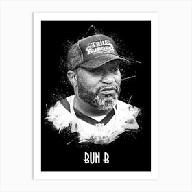 Bun B Rapper Portrait Art Print